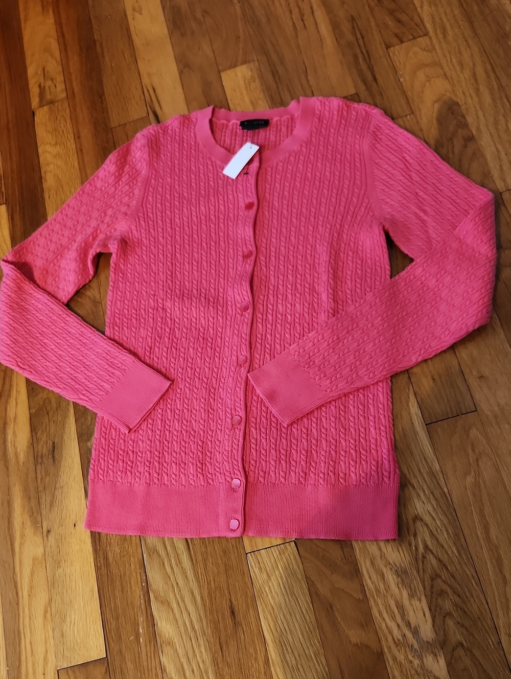 Talbots 100% Cotton Classic Cardigan Sweater NWT